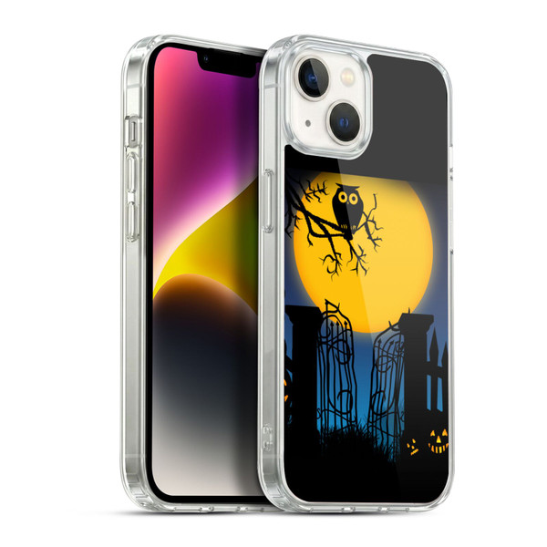 Simone Gatterwe Halloween The Gate Soft Gel Case for Apple iPhone 14 Plus & MagSafe