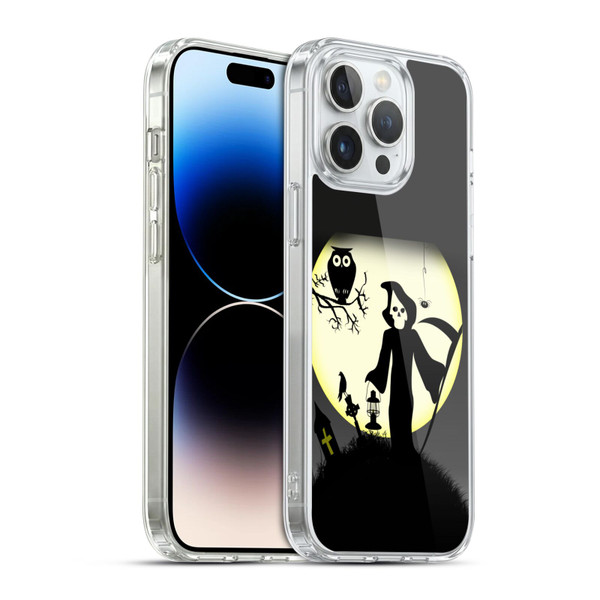 Simone Gatterwe Halloween Death Soft Gel Case for Apple iPhone 14 Pro Max & MagSafe