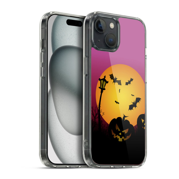 Simone Gatterwe Halloween Spooky Soft Gel Case for Apple iPhone 15 Plus & MagSafe