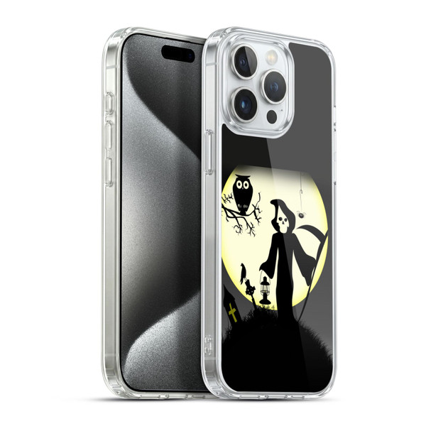 Simone Gatterwe Halloween Death Soft Gel Case for Apple iPhone 15 Pro Max & MagSafe