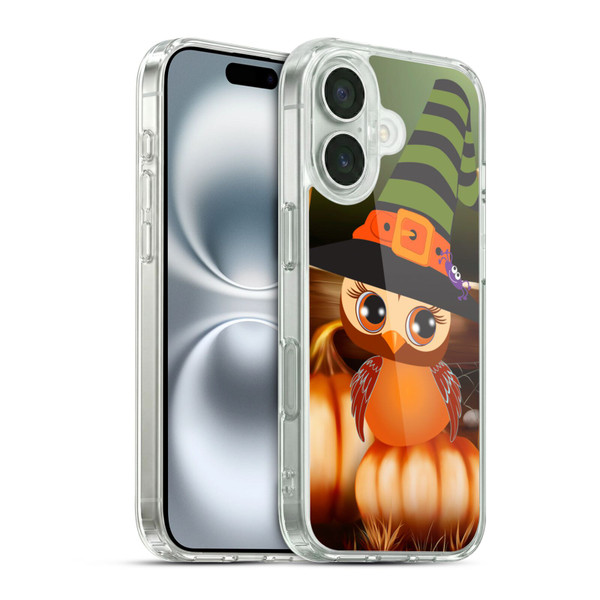 Simone Gatterwe Halloween Owl Soft Gel Case for Apple iPhone 16 & MagSafe