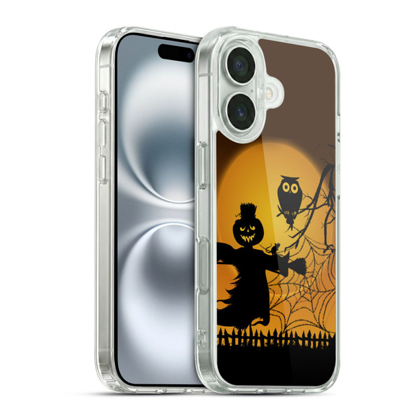 Simone Gatterwe Halloween Scarecrow Soft Gel Case for Apple iPhone 16 & MagSafe
