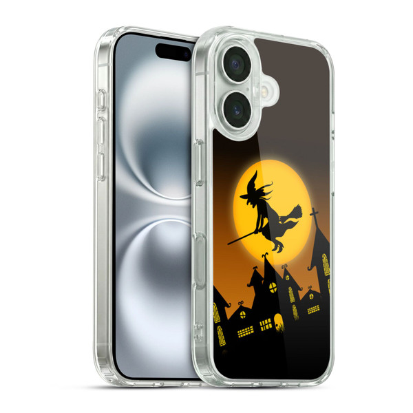 Simone Gatterwe Halloween Witch Soft Gel Case for Apple iPhone 16 & MagSafe