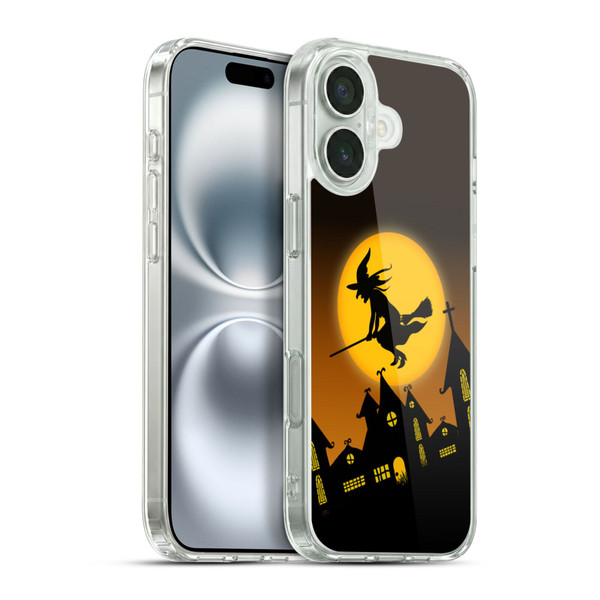 Simone Gatterwe Halloween Witch Soft Gel Case for Apple iPhone 16 Plus & MagSafe