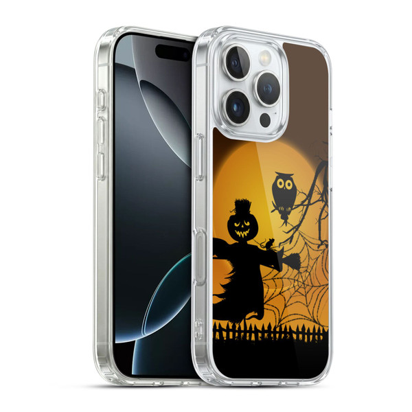 Simone Gatterwe Halloween Scarecrow Soft Gel Case for Apple iPhone 16 Pro & MagSafe