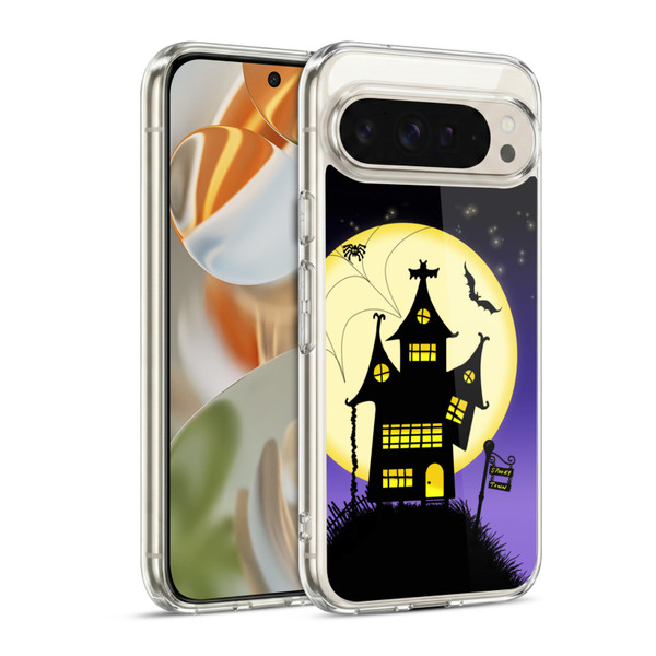 Simone Gatterwe Halloween Haunted House Soft Gel Case for Google Pixel 9 / Pixel 9 Pro