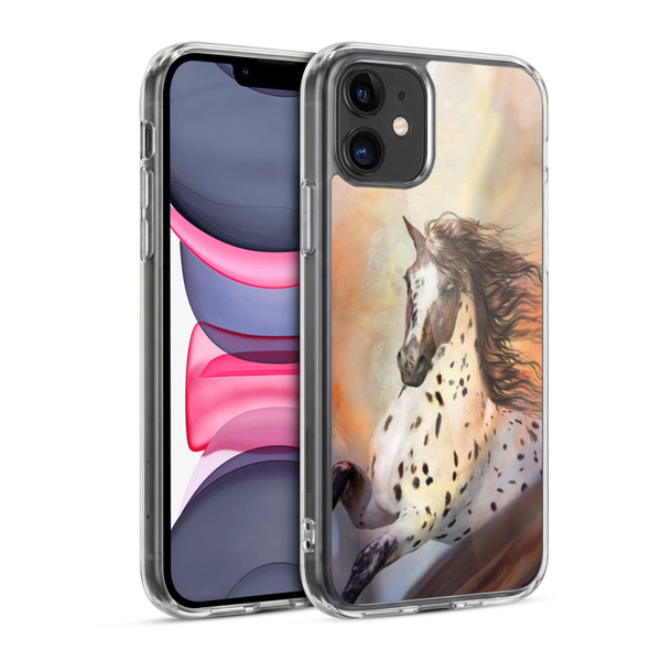 Simone Gatterwe Horses Wild 2 Soft Gel Case for Apple iPhone 11