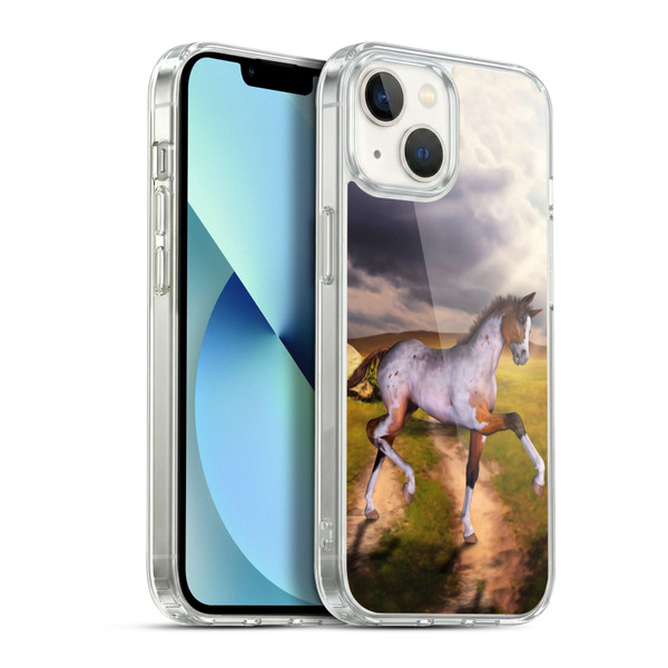 Simone Gatterwe Horses The Little Foal Soft Gel Case for Apple iPhone 13