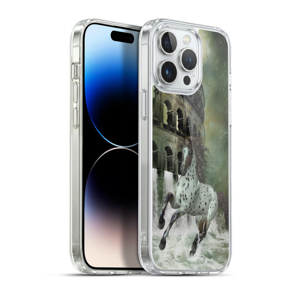 Simone Gatterwe Horses The Escape Soft Gel Case for Apple iPhone 13 Pro Max & MagSafe