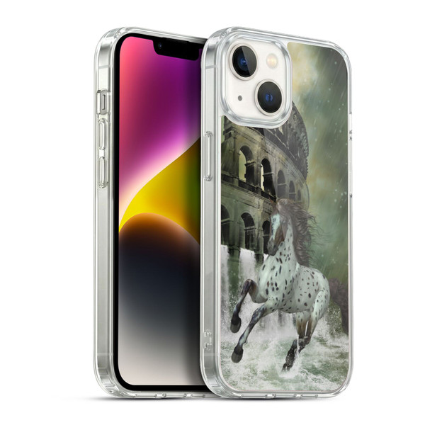Simone Gatterwe Horses The Escape Soft Gel Case for Apple iPhone 14