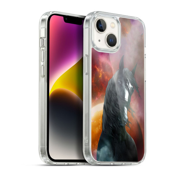 Simone Gatterwe Horses Fantasy Shire Soft Gel Case for Apple iPhone 14