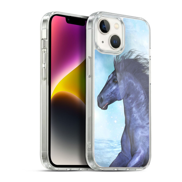 Simone Gatterwe Horses Wild Soft Gel Case for Apple iPhone 14