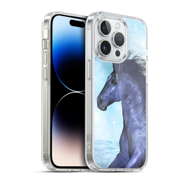 Simone Gatterwe Horses Wild Soft Gel Case for Apple iPhone 14 Pro & MagSafe