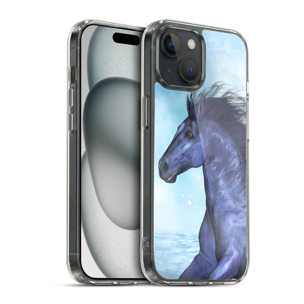 Simone Gatterwe Horses Wild Soft Gel Case for Apple iPhone 15 & MagSafe