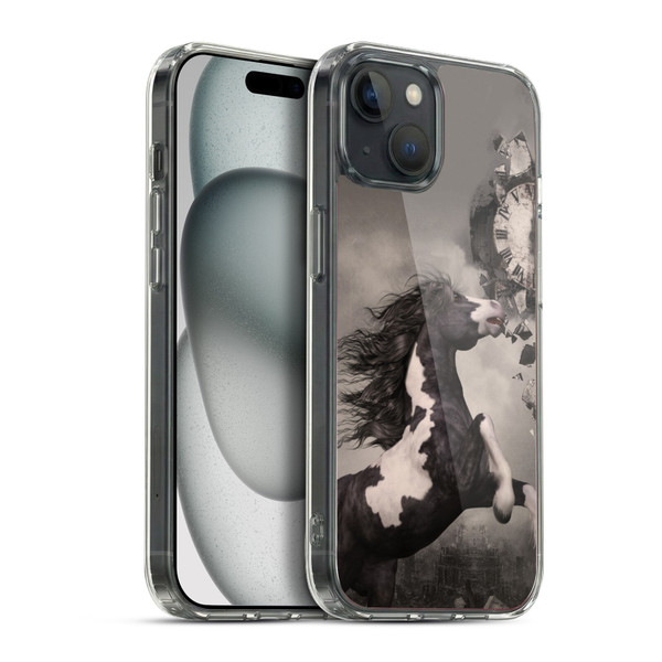 Simone Gatterwe Horses The Apocalypse Soft Gel Case for Apple iPhone 15 Plus & MagSafe