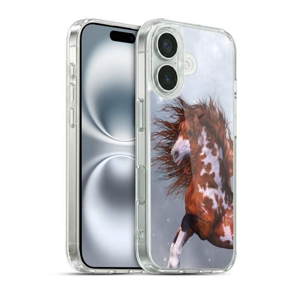 Simone Gatterwe Horses Native Soft Gel Case for Apple iPhone 16 & MagSafe