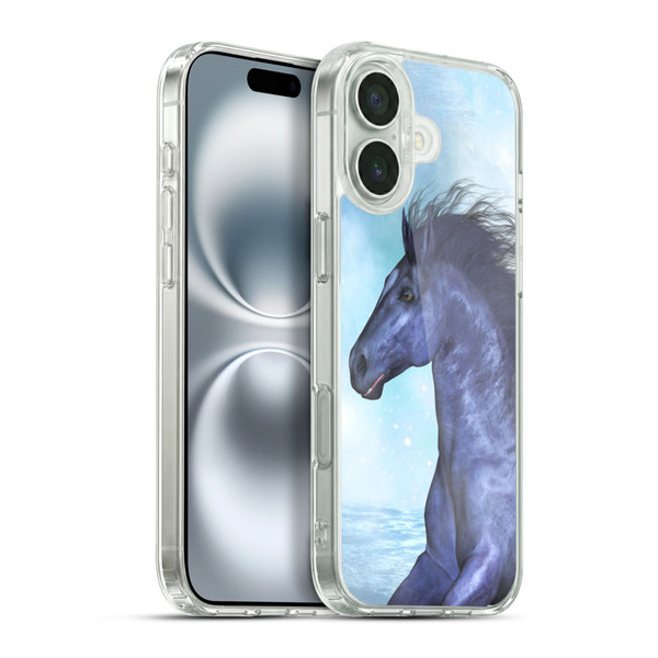 Simone Gatterwe Horses Wild Soft Gel Case for Apple iPhone 16 Plus & MagSafe