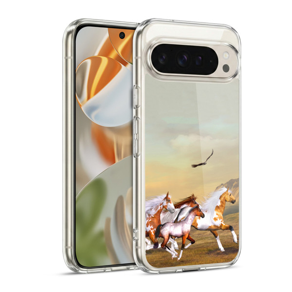 Simone Gatterwe Horses Wild Herd Soft Gel Case for Google Pixel 9 / Pixel 9 Pro