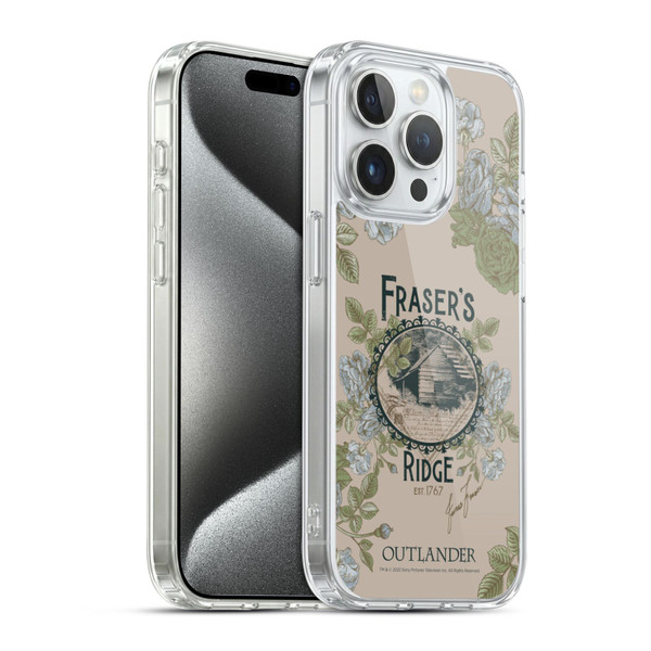 Outlander Composed Graphics Fraser's Ridge Soft Gel Case for Apple iPhone 15 Pro & MagSafe
