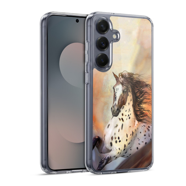 Simone Gatterwe Horses Wild 2 Soft Gel Case for Samsung Galaxy S25 & MagSafe