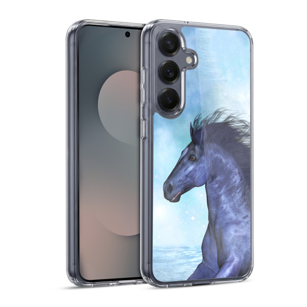 Simone Gatterwe Horses Wild Soft Gel Case for Samsung Galaxy S25 & MagSafe