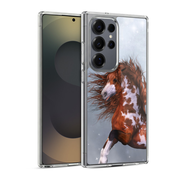 Simone Gatterwe Horses Native Soft Gel Case for Samsung Galaxy S25 Ultra & MagSafe