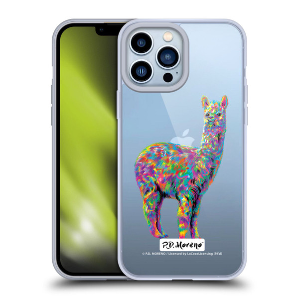 P.D. Moreno Animals Alpaca Soft Gel Case for Apple iPhone 13 Pro Max & MagSafe