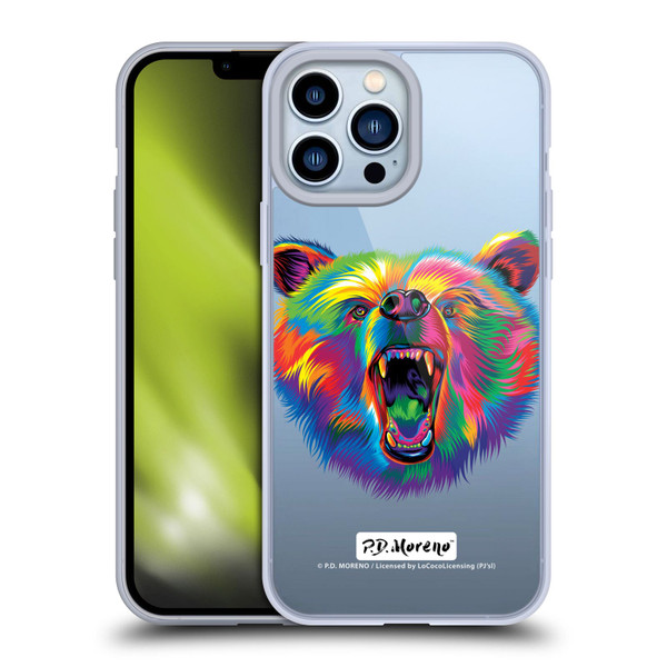 P.D. Moreno Animals Bear Soft Gel Case for Apple iPhone 13 Pro Max & MagSafe