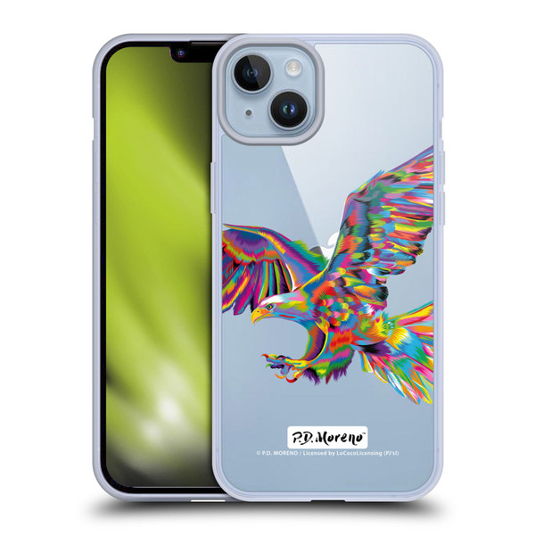 P.D. Moreno Animals Eagle Soft Gel Case for Apple iPhone 14 Plus & MagSafe