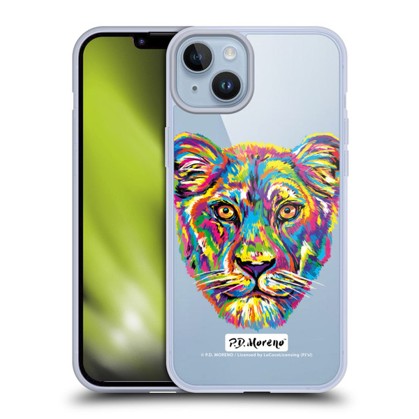 P.D. Moreno Animals Lioness Soft Gel Case for Apple iPhone 14 Plus & MagSafe