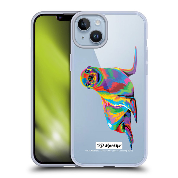 P.D. Moreno Animals Sea Lion Soft Gel Case for Apple iPhone 14 Plus & MagSafe