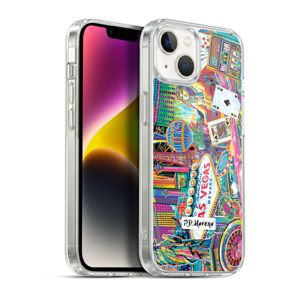P.D. Moreno Cities Las Vegas 2 Soft Gel Case for Apple iPhone 14 Plus & MagSafe