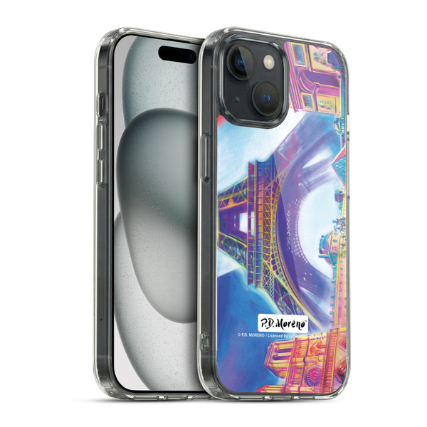 P.D. Moreno Cities Paris 2 Soft Gel Case for Apple iPhone 15 & MagSafe