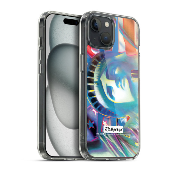 P.D. Moreno Cities New York 2 Soft Gel Case for Apple iPhone 15 Plus & MagSafe