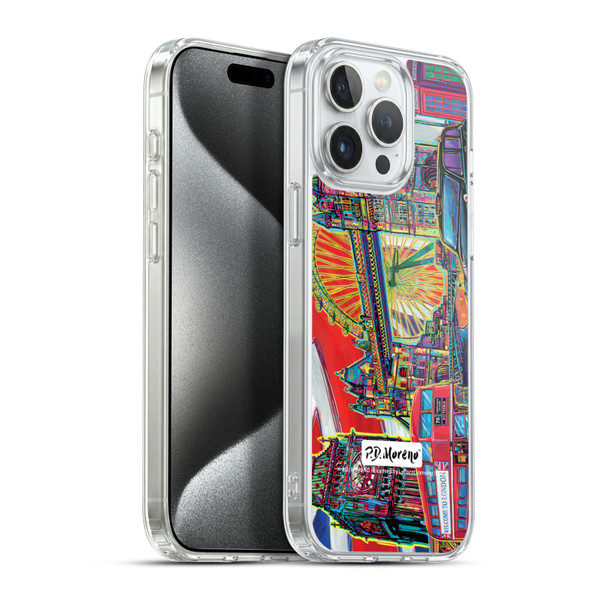 P.D. Moreno Cities London 1 Soft Gel Case for Apple iPhone 15 Pro Max & MagSafe