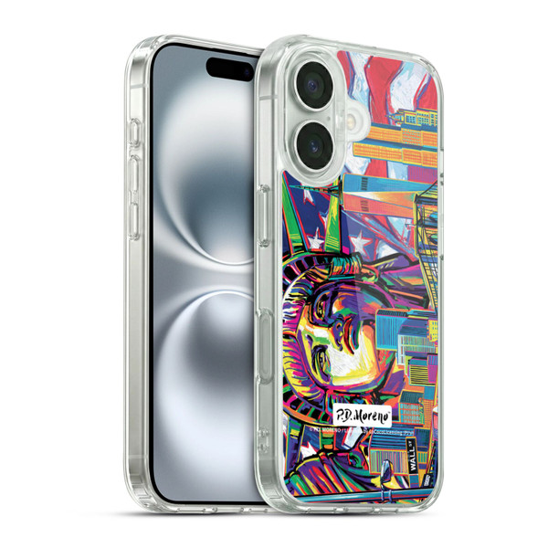 P.D. Moreno Cities New York 1 Soft Gel Case for Apple iPhone 16 & MagSafe