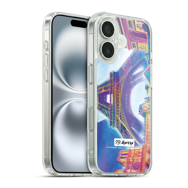 P.D. Moreno Cities Paris 2 Soft Gel Case for Apple iPhone 16 & MagSafe