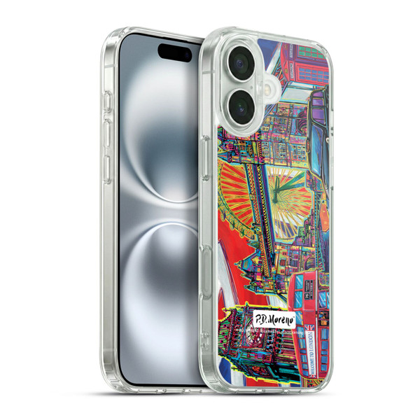 P.D. Moreno Cities London 1 Soft Gel Case for Apple iPhone 16 Plus & MagSafe