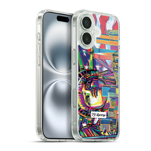 P.D. Moreno Cities New York 1 Soft Gel Case for Apple iPhone 16 Plus & MagSafe