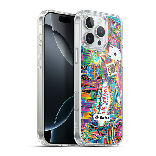 P.D. Moreno Cities Las Vegas 2 Soft Gel Case for Apple iPhone 16 Pro Max & MagSafe