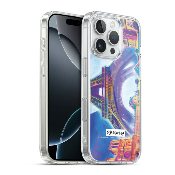 P.D. Moreno Cities Paris 2 Soft Gel Case for Apple iPhone 16 Pro & MagSafe
