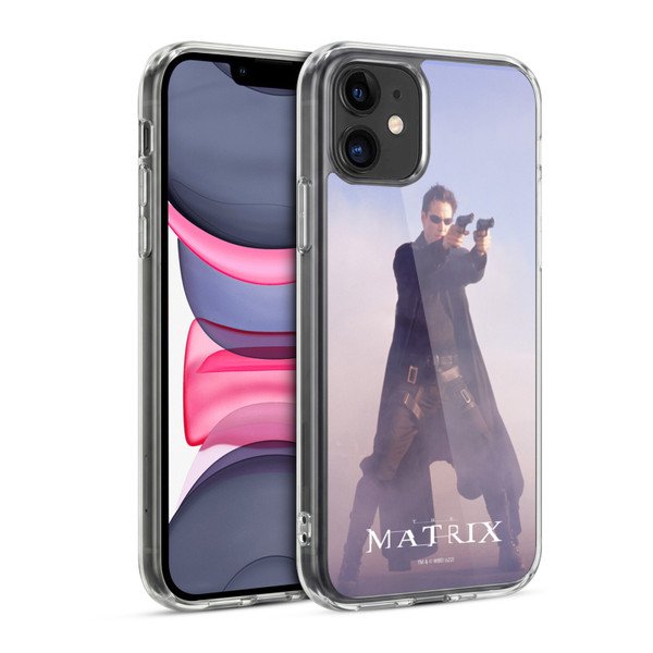 The Matrix Key Art Neo 2 Soft Gel Case for Apple iPhone 11