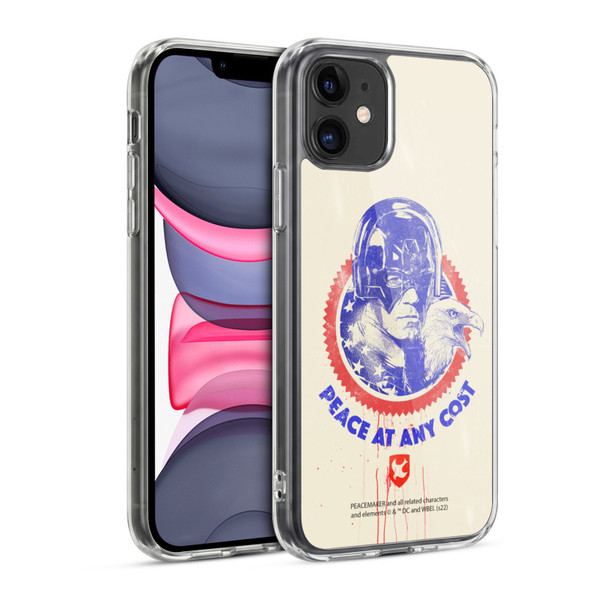 Peacemaker: Television Series Graphics Christopher Smith & Eagly Soft Gel Case for Apple iPhone 11