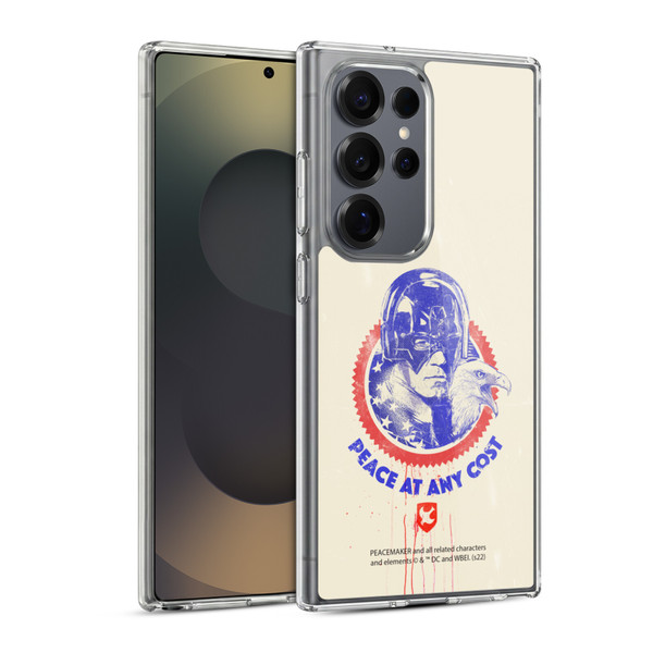 Peacemaker: Television Series Graphics Christopher Smith & Eagly Soft Gel Case for Samsung Galaxy S25 Ultra & MagSafe