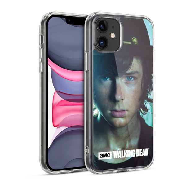 AMC The Walking Dead Characters Carl Soft Gel Case for Apple iPhone 11