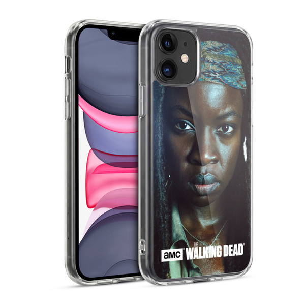 AMC The Walking Dead Characters Michonne Soft Gel Case for Apple iPhone 11