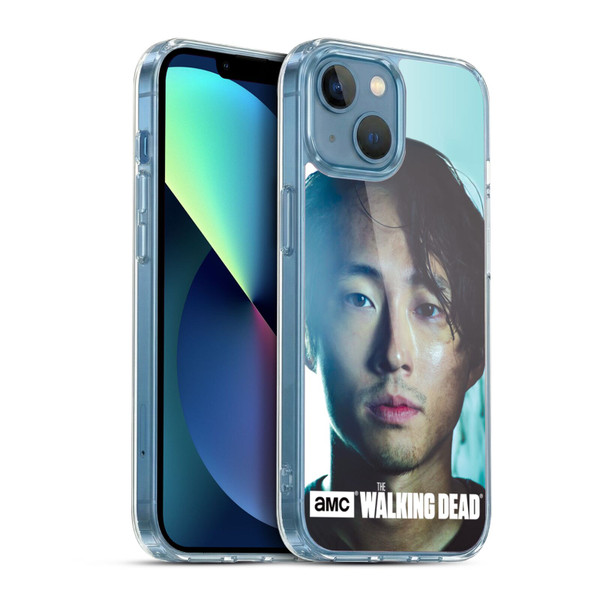AMC The Walking Dead Characters Glenn Soft Gel Case for Apple iPhone 13 Mini & MagSafe