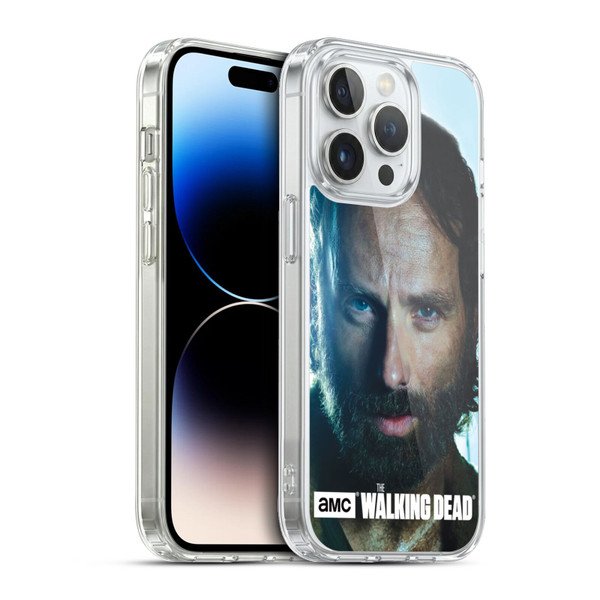 AMC The Walking Dead Characters Rick Soft Gel Case for Apple iPhone 13 Pro & MagSafe