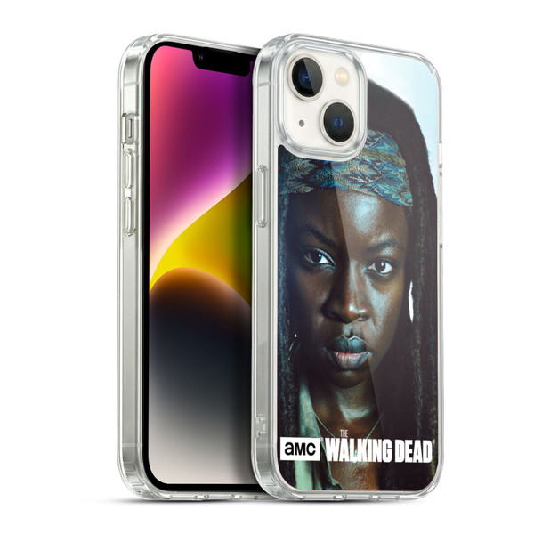AMC The Walking Dead Characters Michonne Soft Gel Case for Apple iPhone 14