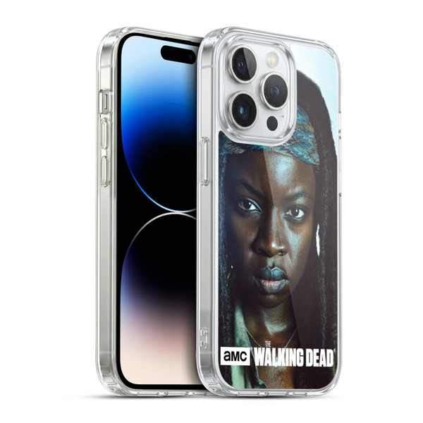 AMC The Walking Dead Characters Michonne Soft Gel Case for Apple iPhone 14 Pro & MagSafe